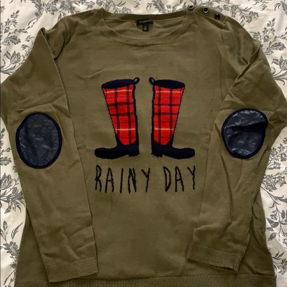 “Rainy Day” sweater from Talbots